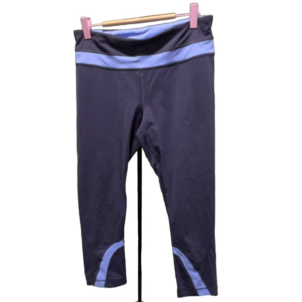 lululemon Women's Size 8 Cropped Leggings Pockets Yoga Gym Running Stretch